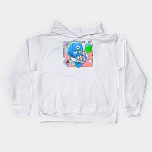 YBIF Disco Blueish Variant Kids Hoodie